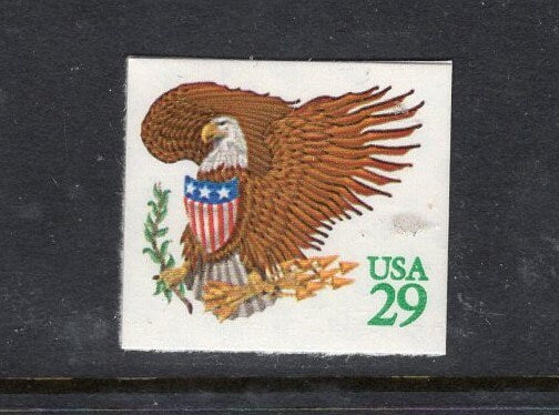9 EAGLE and American Shield Fresh, Bright Unused US Postage Stamps - Vintage 1992 - Stock# 2595 2596 2597 ping