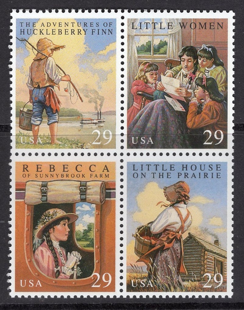 10 CHLDREN'S BOOKS Classic Unused Fresh Bright US Postage Stamps Quantity Available - Vintage 1993 - Scott Number 2785-88