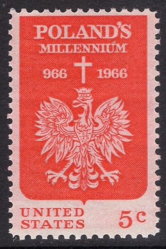15 POLAND MILLENNIUM POLISH Eagle Bright Unused Usa Postage Stamps - Quantity Available - Vintage 1966 - Stock# 1313ping