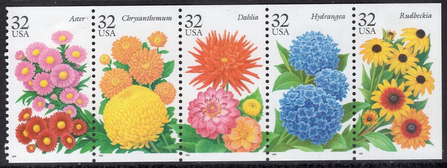 GARDEN FLOWERS BEAUTIFUL 20 Different 29c or 32c Exquisite Bright Hyacinth Tulip Lily Mum Crocus +15 More USa -Vintage 1993