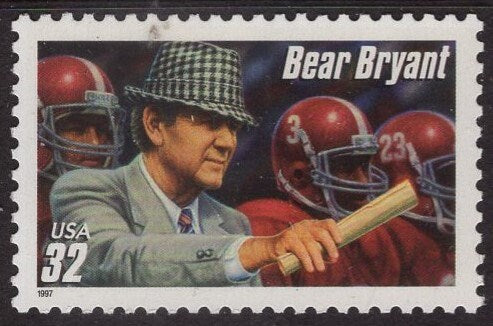 4 FOOTBALL COACHES HOF Vince Lombardi - George Halas - Bear Bryant - Pop Warner (see 5 scans) Bright Fresh - Vintage 1997 3143