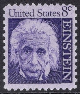 10 ALBERT EINSTEIN THEORY of Relativity Nobel Prize Theoretical Physics Fresh Bright Stamps - Vintage 1965 - Stock# 1285