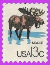 10 Moose - Animals - Unused Fresh, Bright US Postage Stamps - Vintage 1978 - Scott Number 1757e ping