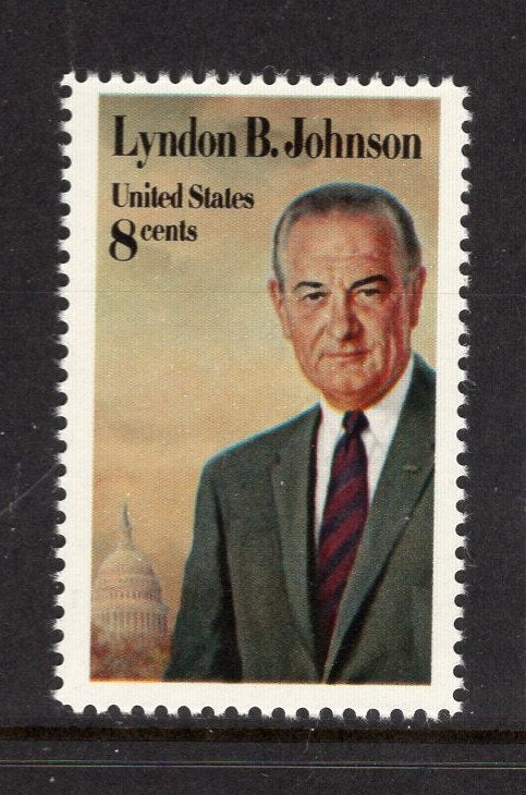 15 LYNDON JOHNSON PRESIDENT Stamps - Unused Fresh Bright USa Postage - Vintage 1973 - Stock# 1503 ping