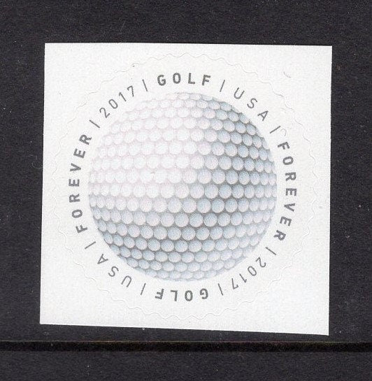 10 GOLF BALLS ROUND Sports Forever Unused Fresh Bright Usa Postage Stamps - Vintage 2017 - Stock# 5206 ping