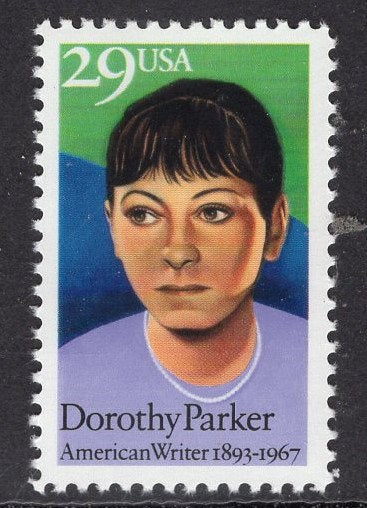 10 DOROTHY PARKER Writer Humor Unused Fresh Bright US Postage Stamps Quantity Available - Vintage 1992 - Stock# 2698 