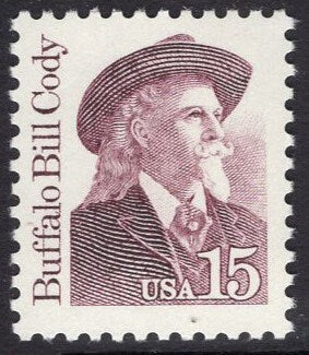 10 BUFFALO BILL CODY Unused Fresh Bright USa Postage Stamps Quantity Available - Vintage 1988- Stock 2177 ping