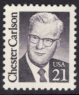 10 XEROX INVENTOR CARLSON Unused Fresh Bright USa Postage Stamps Quantity Available - Vintage 1988 - Stock# 2180 