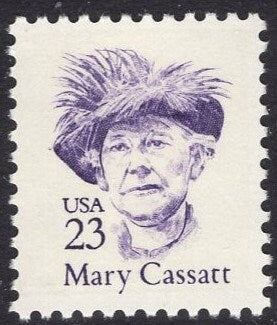 10 PAINTER Mary CASSATT Unused Fresh Bright US Postage Stamps Quantity Available - Vintage 1988 - Stock# 2181 ping