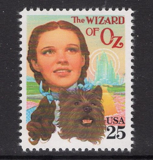 10 JUDY GARLAND Wizard of Oz Dog Toto Classic Films Unused Fresh Bright Usa Postage Stamps Quantity Available Stock# 2445