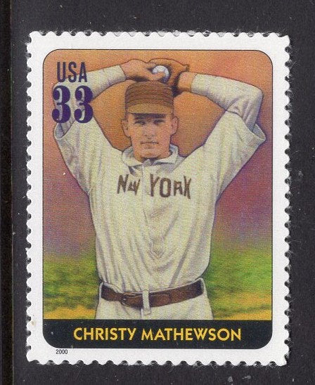 20 BASEBALL Hall of Fame with BACK TEXT Classic Players Ruth Cobb Young Gehrig ++ Fresh Mint Usa Postage Stamps-Vintage 2000 