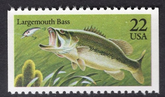 15 GAME FISH (5 different) 3 each Mint NH -Unused Fresh, Bright Usa Postage Stamps - Vintage 1986 - Stock# 2205-09 