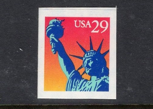 10 STATUE of LIBERTY Unused Fresh, Bright US Postage Stamps - Vintage 1994 - Stock# 2599 ping