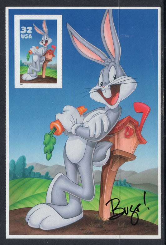 1 BUGS BUNNY Sheet of 1 Looney Tunes Bright Unused US Postage Stamps -Vintage 1997 - Stock# 3137c