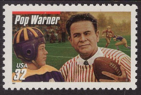 4 FOOTBALL COACHES HOF Vince Lombardi - George Halas - Bear Bryant - Pop Warner (see 5 scans) Bright Fresh - Vintage 1997 3143