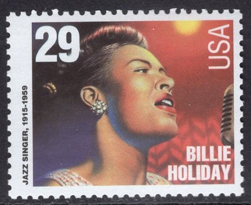 10 BILLIE HOLIDAY SINGER "Lady Day" Swing American Jazz Pop - Stock# 2856 - Vintage 1994 ping