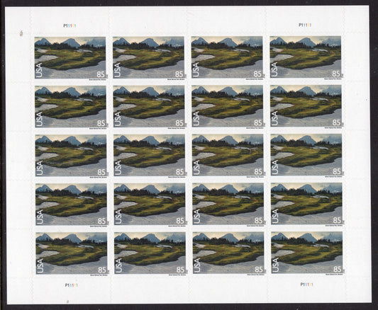 GLACIER NATIONAL Park MONTANA Scarce 85c Self-adhesive High Value Fresh Bright Postage Stamps - Vintage 2012 