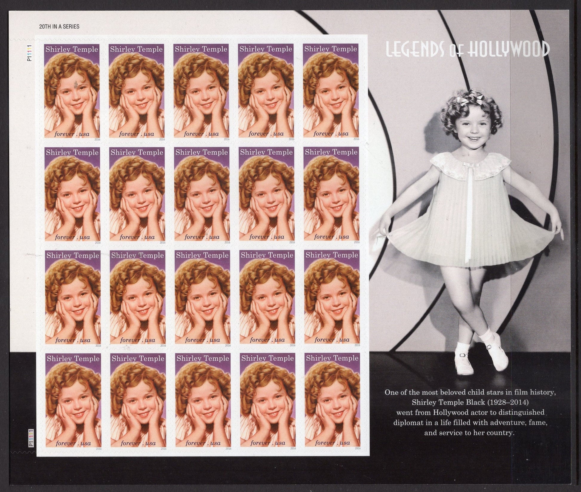 LEGENDS of HOLLYWOOD Complete Collection of 20 Decorative Sheets Tough to assemble! - Fresh US Stamps - Vintage 1995 on