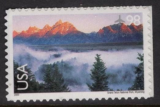 GRAND TETON NATIONAL Park Wyoming - Sheet of 20 Scenic American Landscapes Stamps - C147 Unused, Fresh, Bright Post Office 