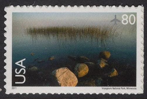 VOYAGEURS NATIONAL PARK, Minnesota Sheet of 20 Scenic USa Landscapes Stamps - Unused Post Office Fresh, Bright ping